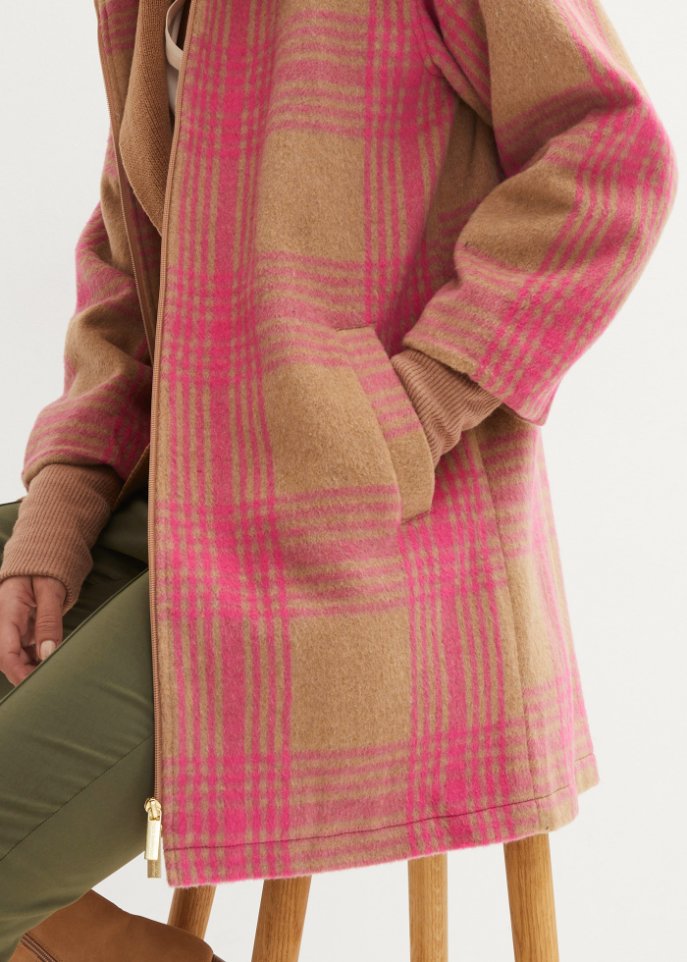 Long-Jacke kariert