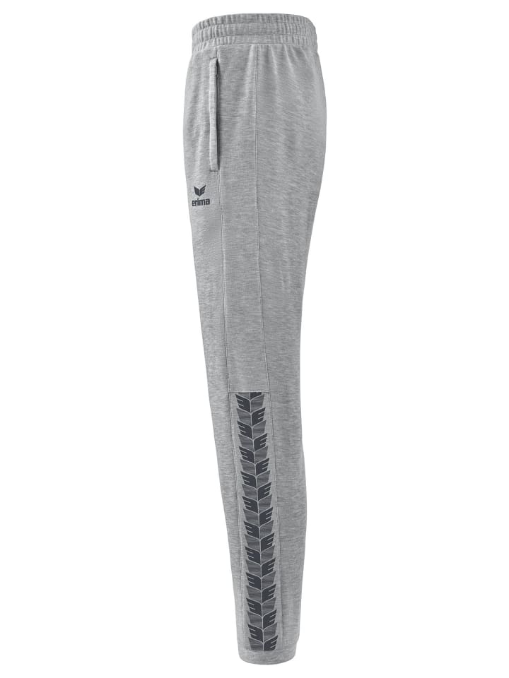 erima Essential Team Sweathose in hellgrau melange/slate grey günstig kaufen
