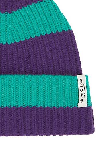 Marc O'Polo Strickmütze mit luxuriöser Kaschmirwolle