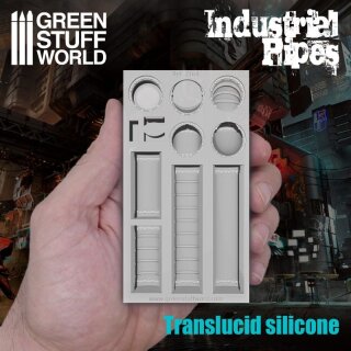 Silikon Texturplatten - Industrierohre