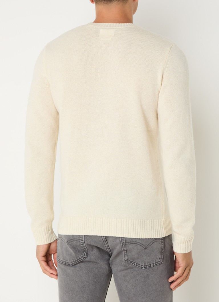 Levi's Fine-knit wool blend pullover with logo embroidery