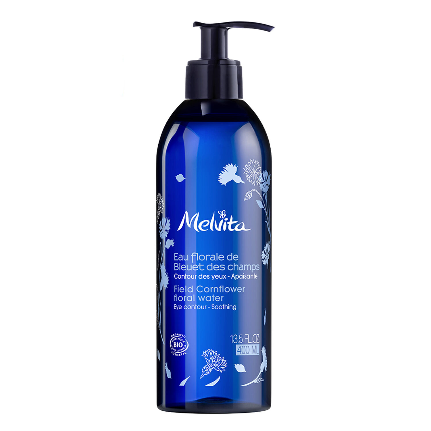 Melvita Eau Florale Apaisante Yeux Bleuet Des Champs Bio 400 ml