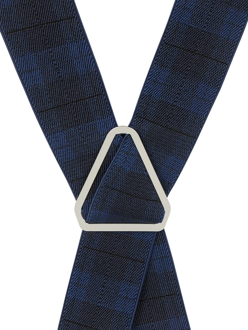 Hosenträger in X-Form in marineblau