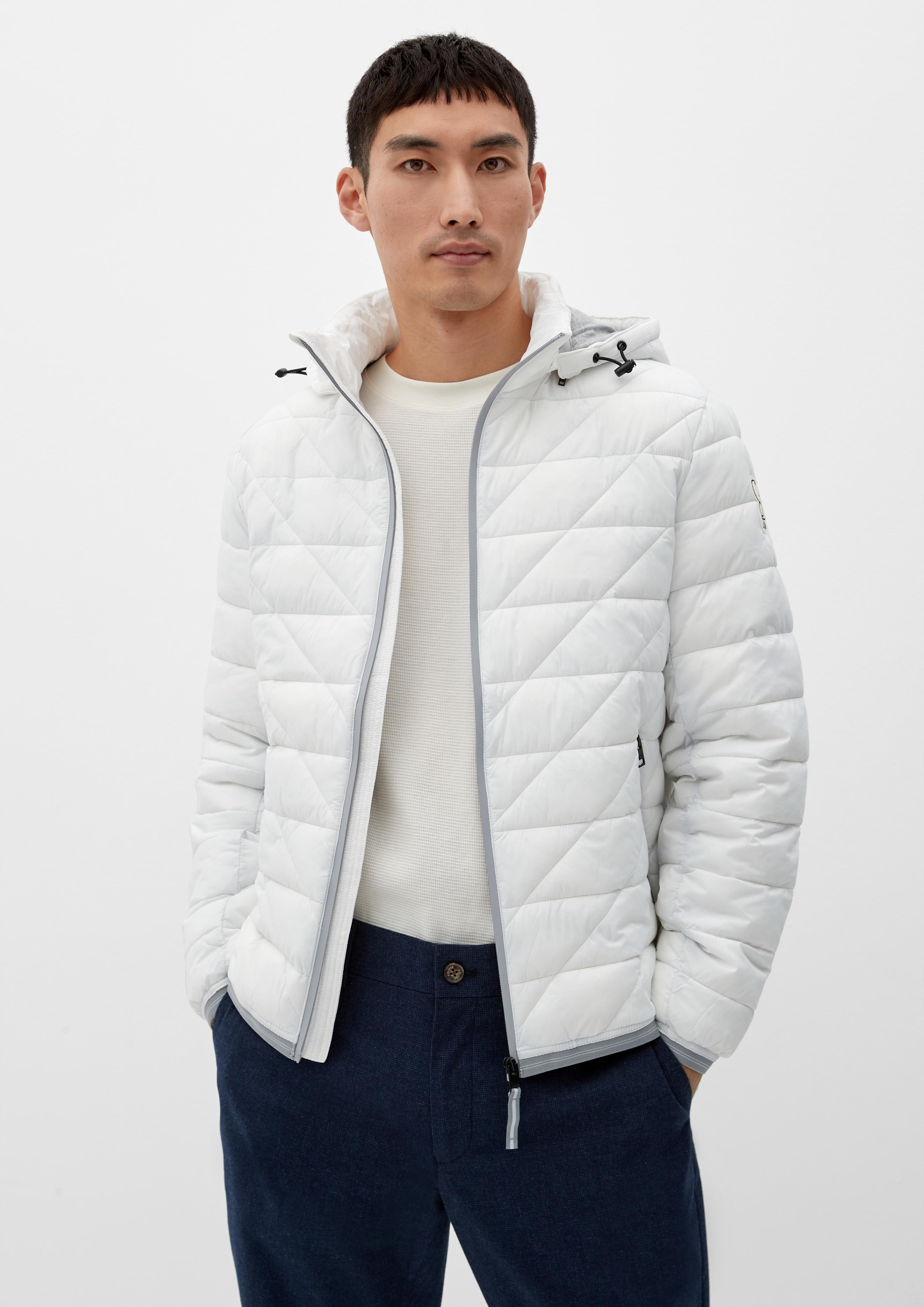 Leichte Steppjacke mit gefütterter Kapuze  2125983-0120