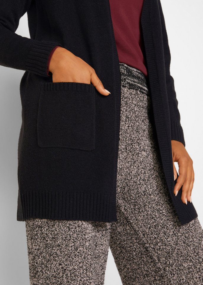 Basic Strickjacke