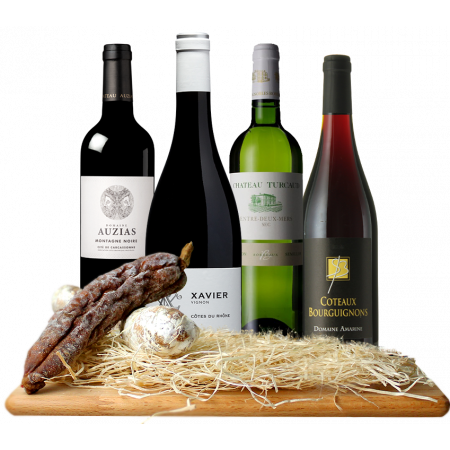PACK APÉRITIF - BOUTEILLES & SAUCISSONS
