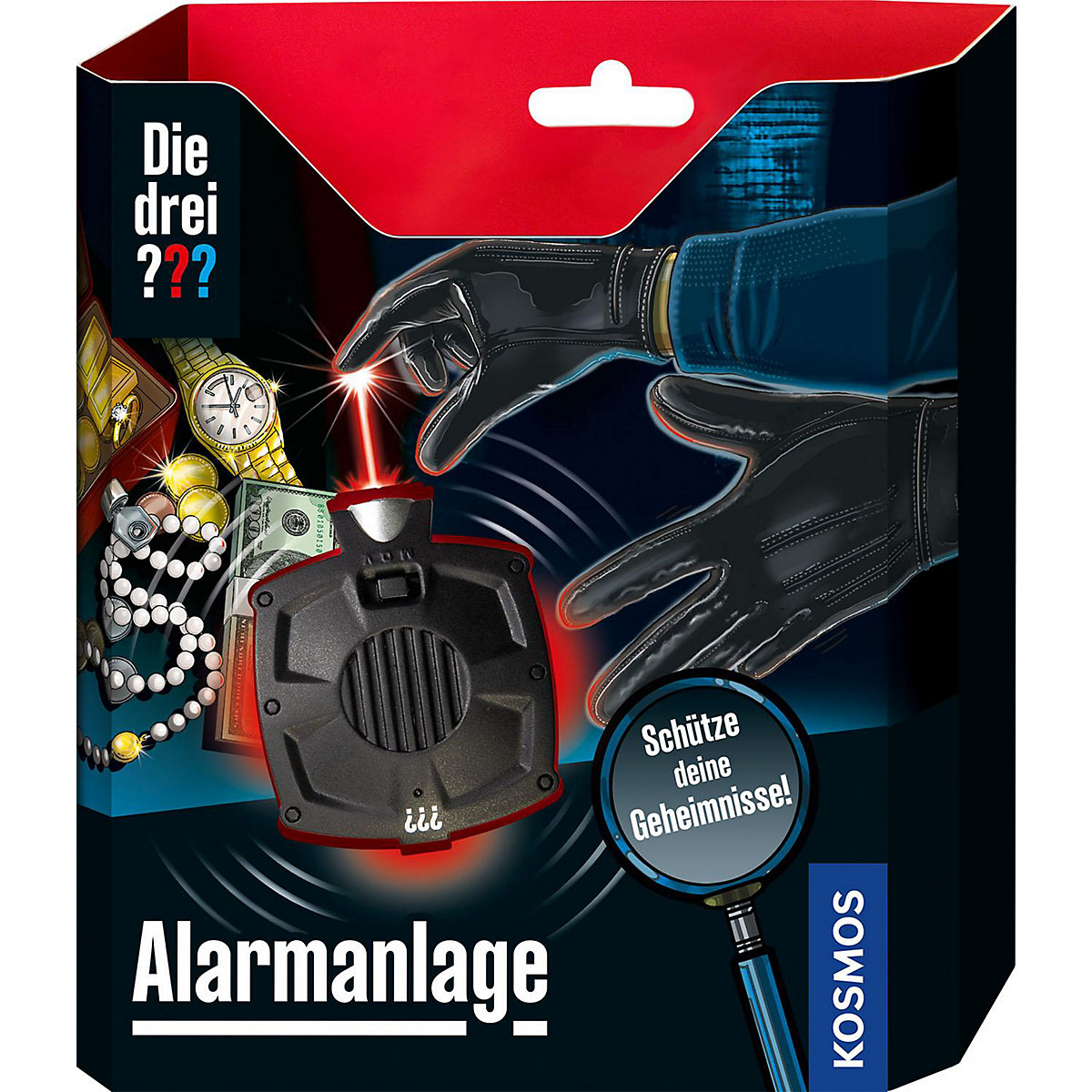 Die drei  Alarmanlage