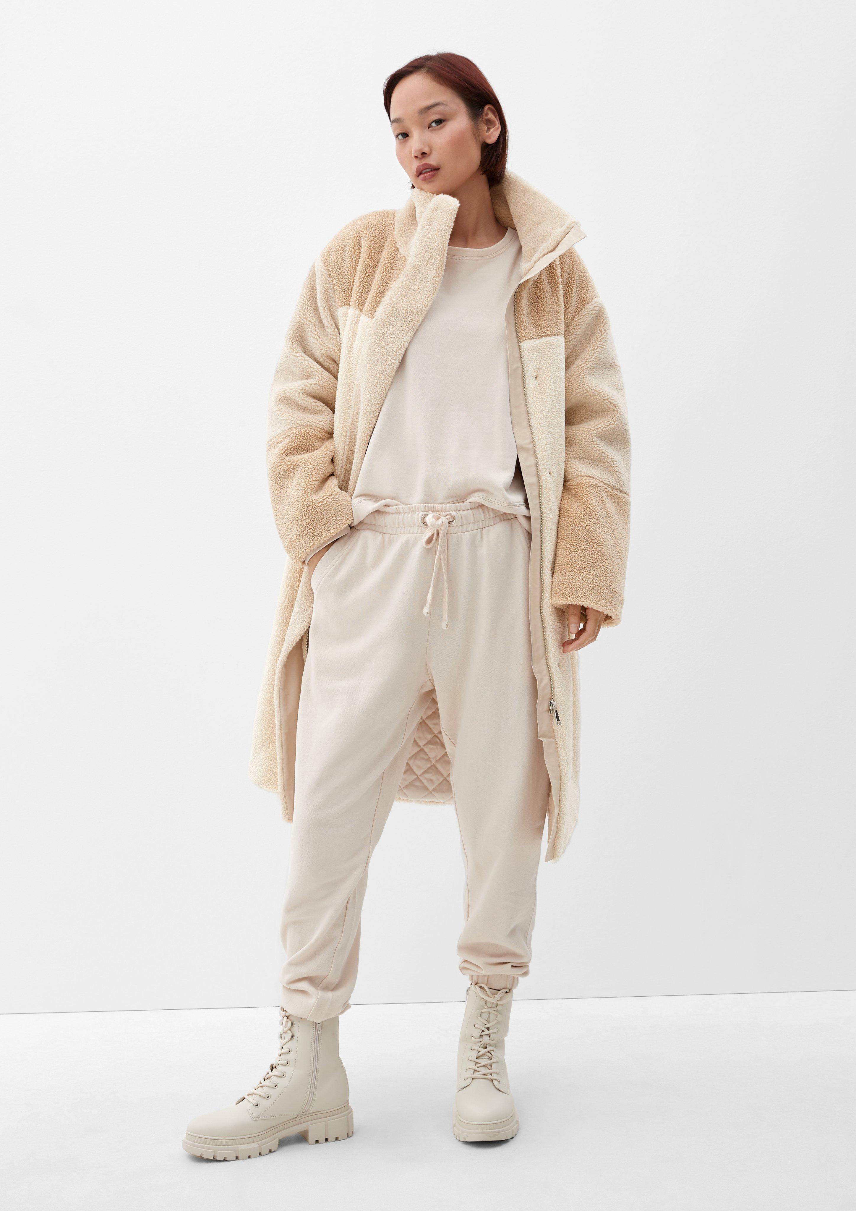 Mantel aus Teddy-Plüsch  2117380-8100