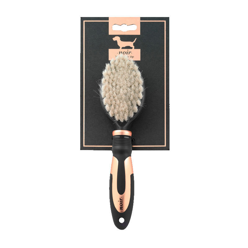 Europet Bernina Fellpflege Europet Bernina NOIR Bristle Brush Pflegebürste extra weich Ziegenhaar
