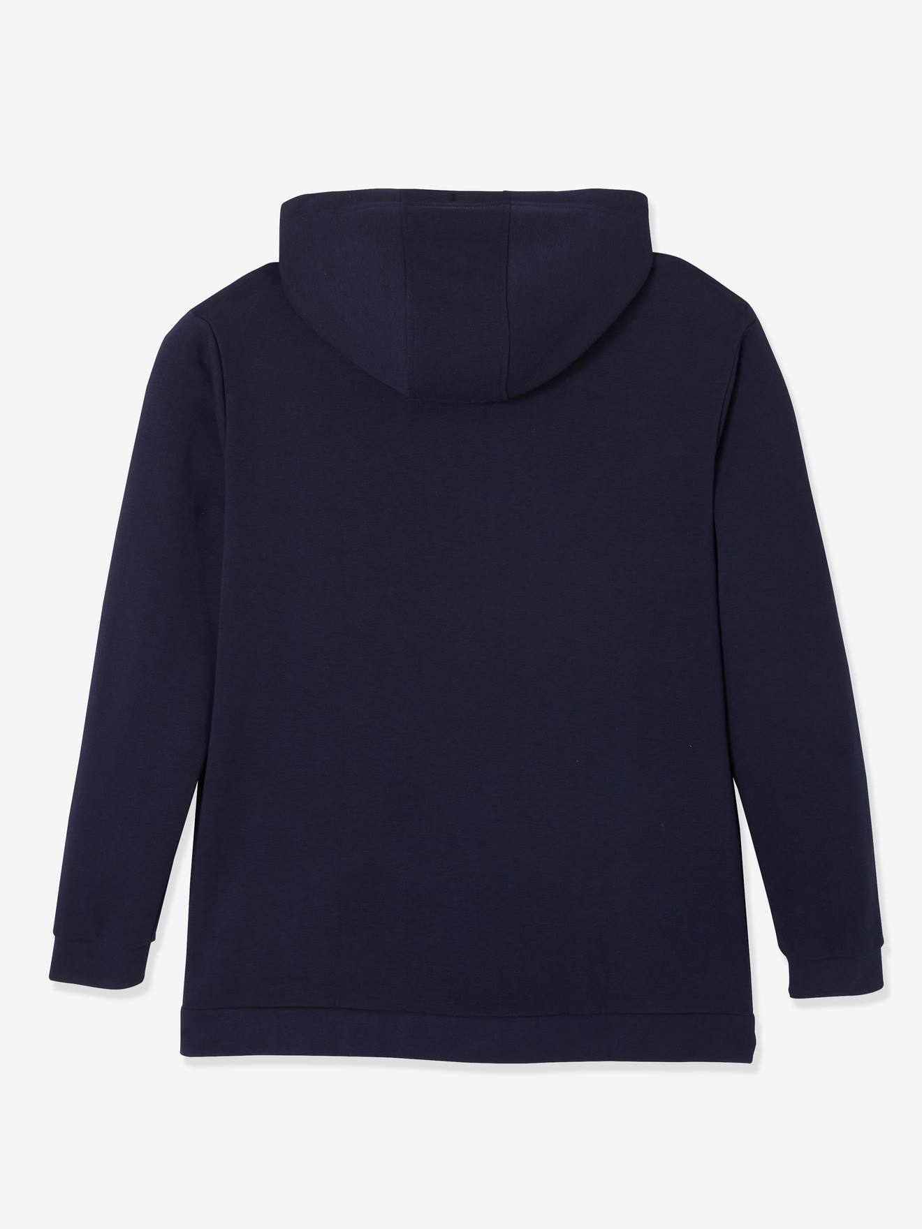 Vertbaudet 3-in-1-Kapuzensweatjacke, Tragejacke für Schwangerschaft & Stillzeit Oeko-Tex - nachtblau