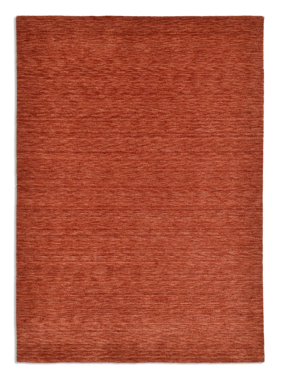 Teppich aus Indien Holi uni Terra 40 x 60 cm