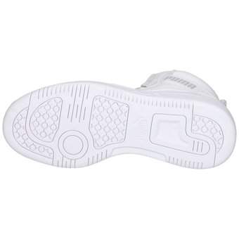 PUMA Rebound V6 Mid Jr Sneaker in weiß