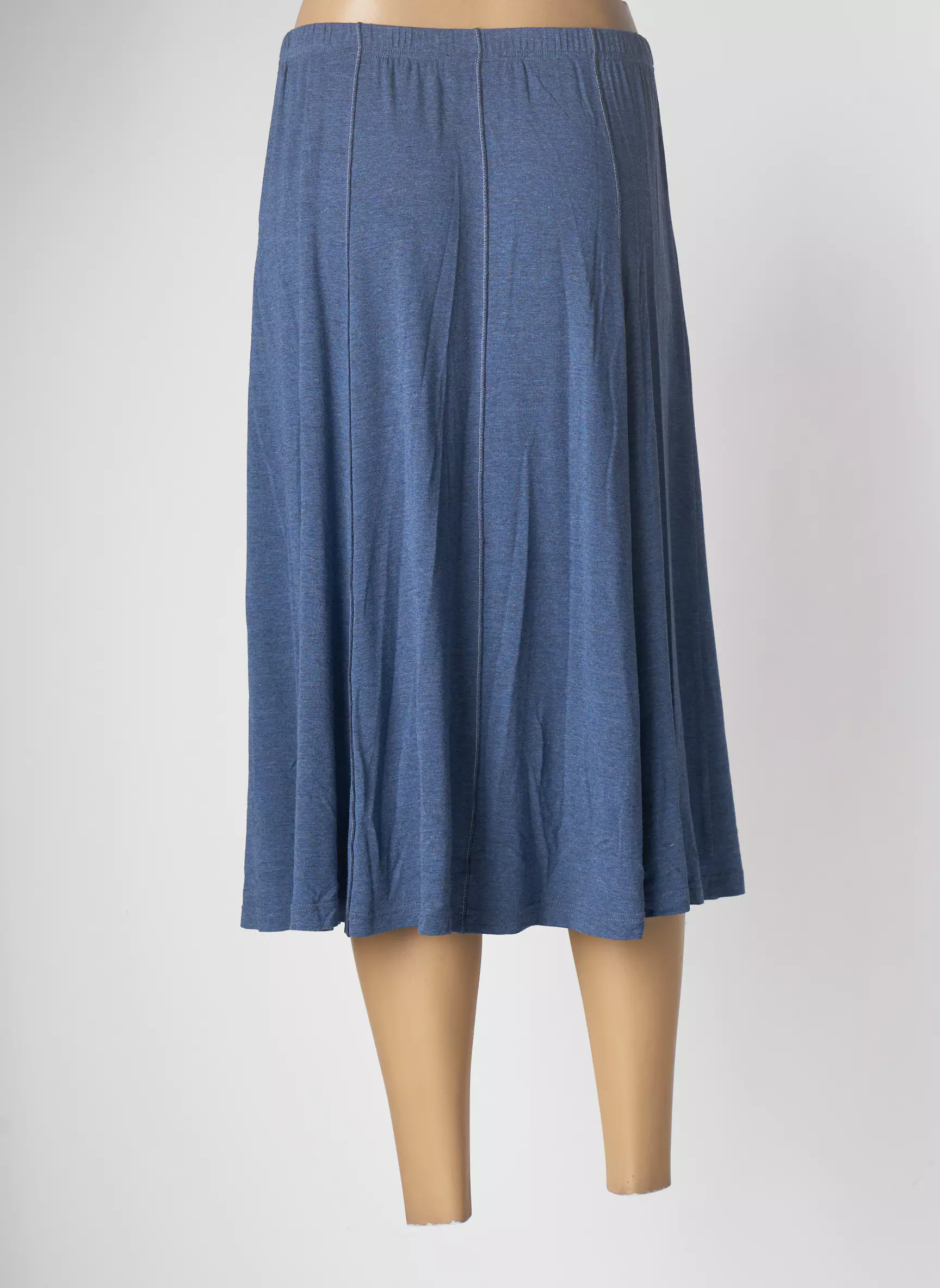 Pauporte Jupes Mi Longues Femme couleur bleu