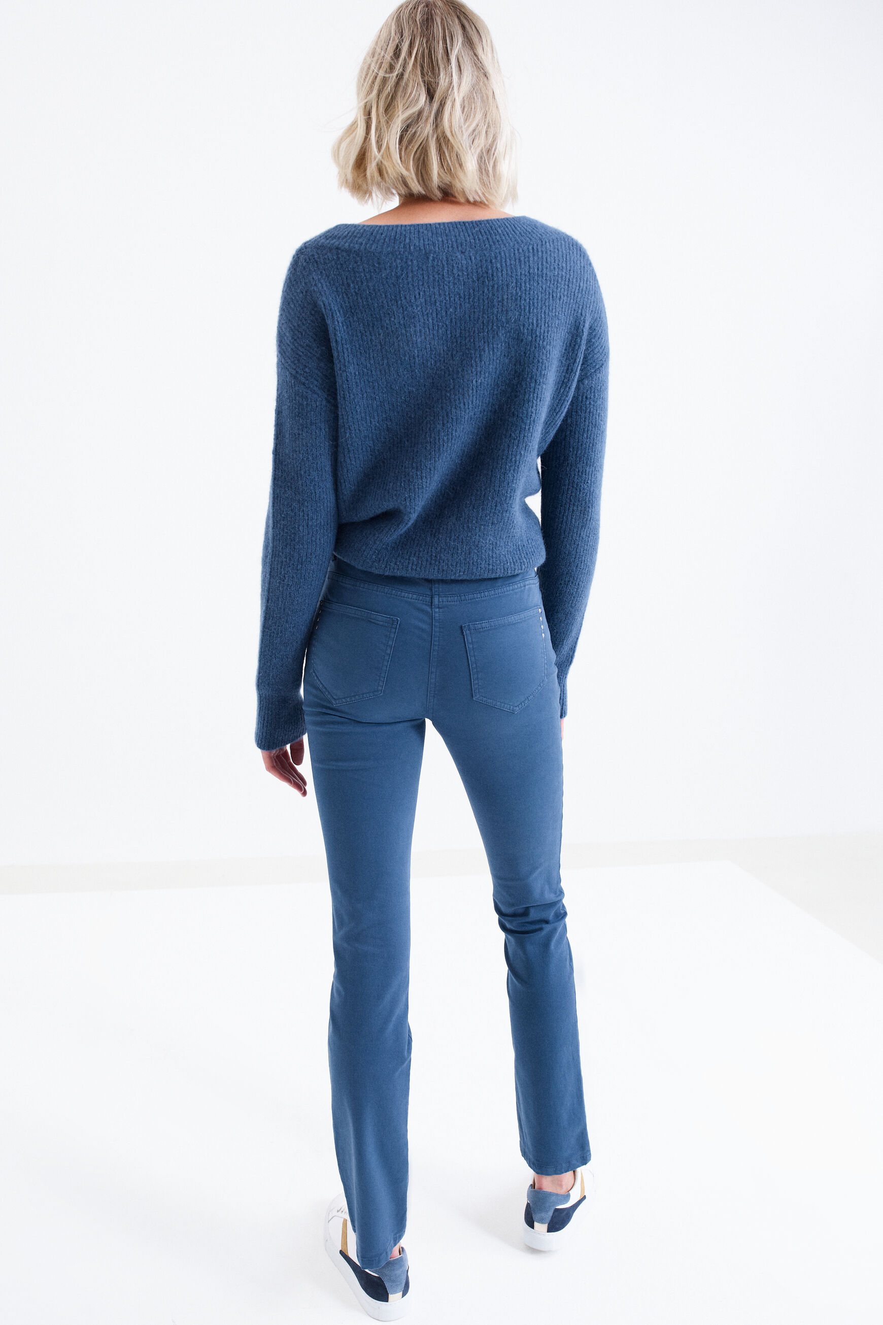 pantalon lucio bleu femme