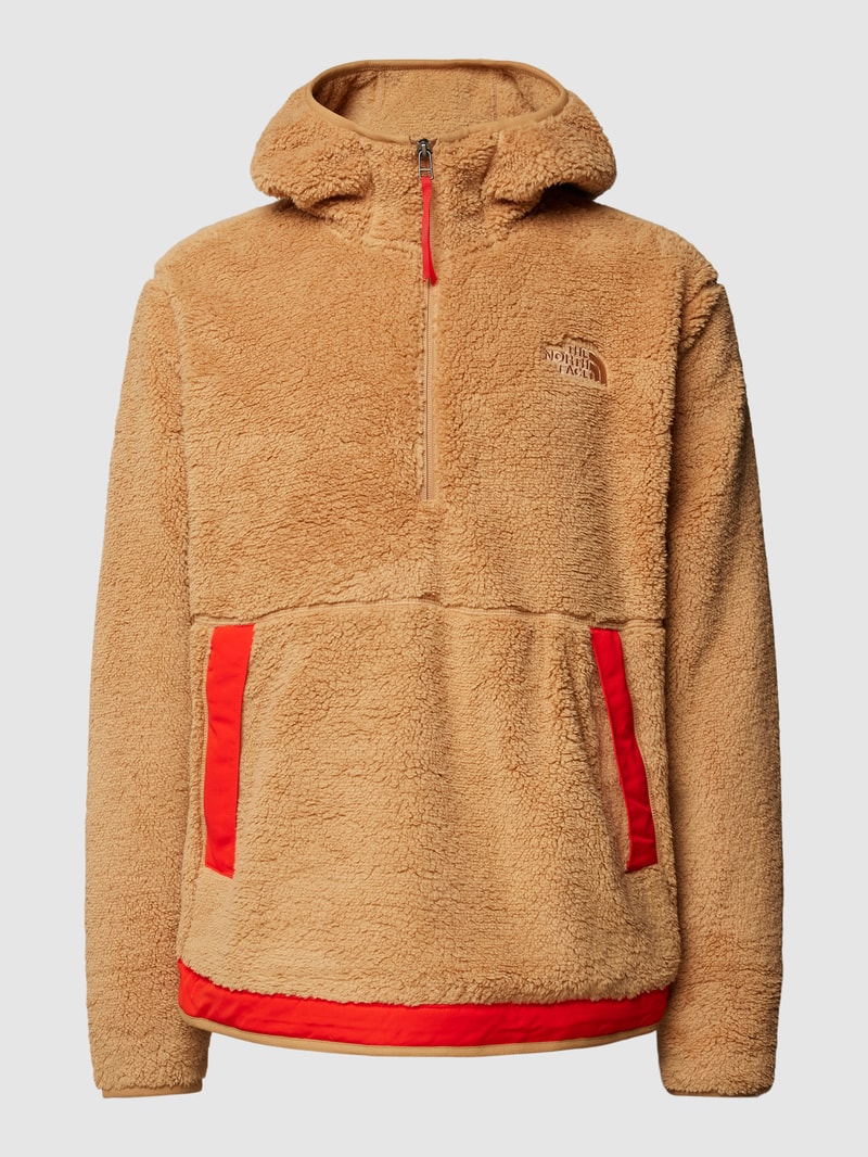 Hoodie aus Teddyfell Modell 'CAMPSHIRE' in camel