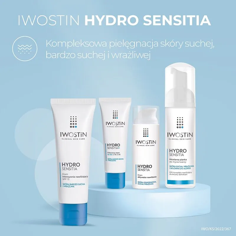 Iwostin Hydro Sensitia intenzivno hidratantna krema za lice SPF 15