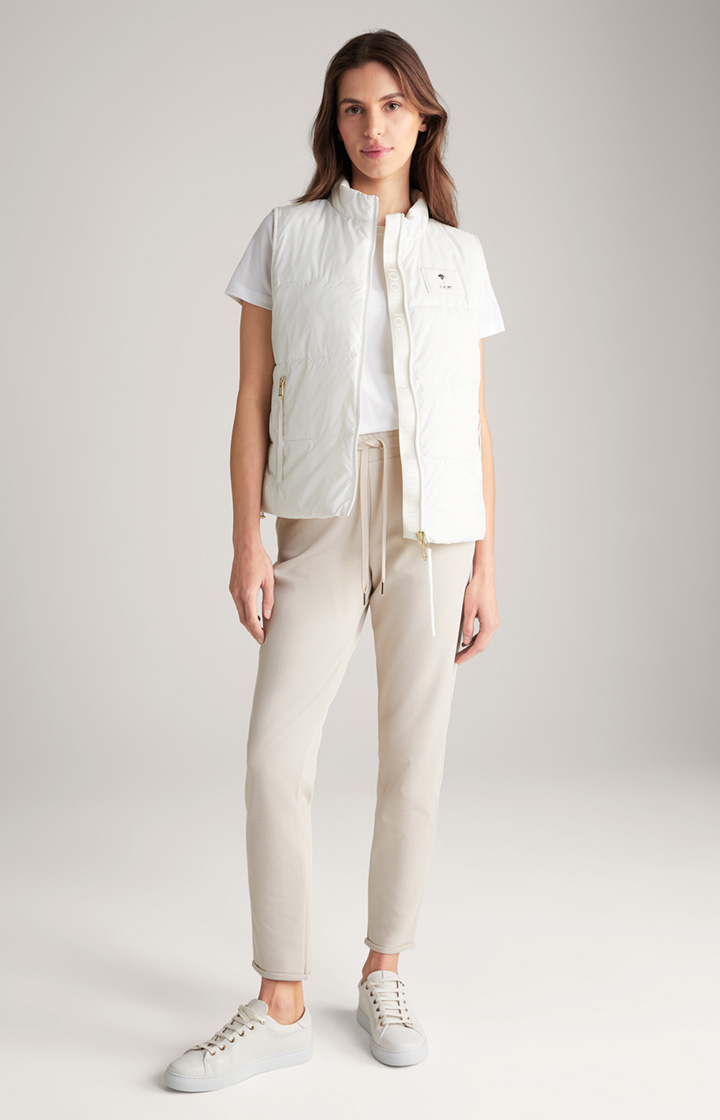 Steppweste in Offwhite