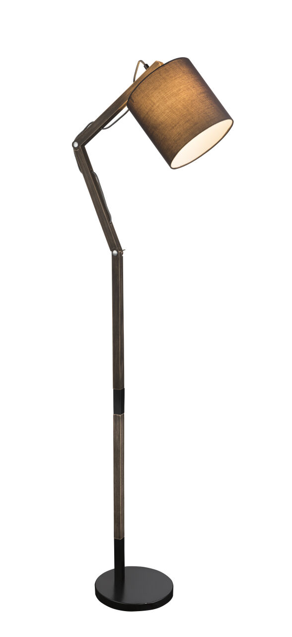 Globo Lighting - MATTIS - Stehleuchte Metall schwarz, 1x E27