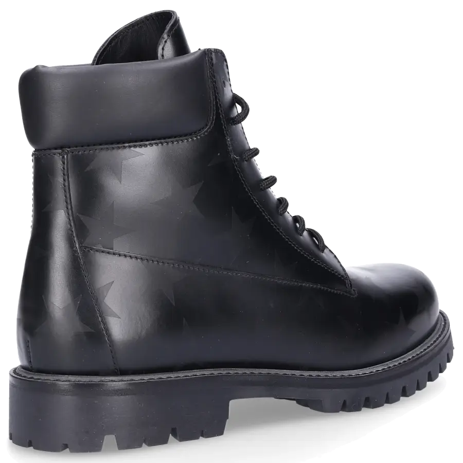 Valentino Garavani - Stiefeletten COMBAT BOOTS Kalbsleder - schwarz