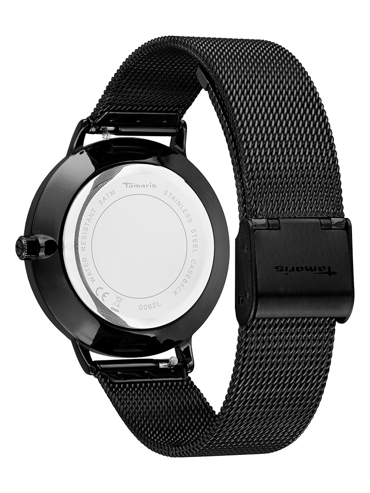 Tamaris Quarzuhr in Schwarz günstig kaufen onesize