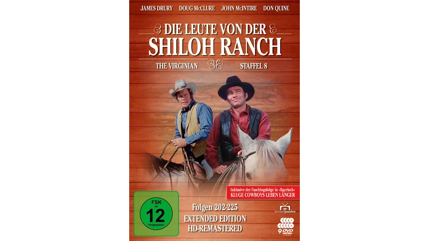Die Leute von der Shiloh Ranch - Staffel 8 (HD-Remastered) (Fernsehjuwelen)  [9 DVDs]