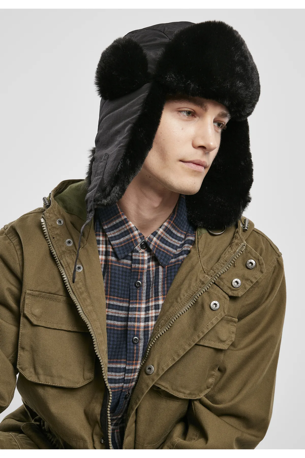 Urban Classics  Unisex-Trappermütze aus Nylon
