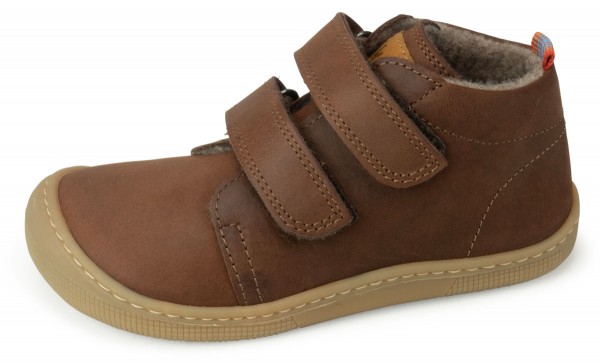 Koel bare ~ Don MidCut Klettschuh Wollfleece ~ Chocolate