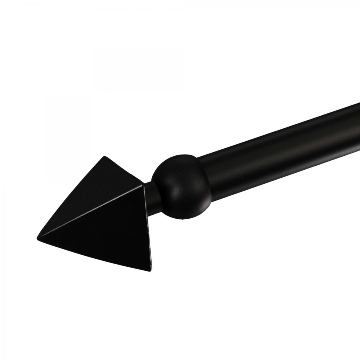 Bella Casa Endstück für Gardinenstangen ø 20 mm, schwarz, 1 Stück