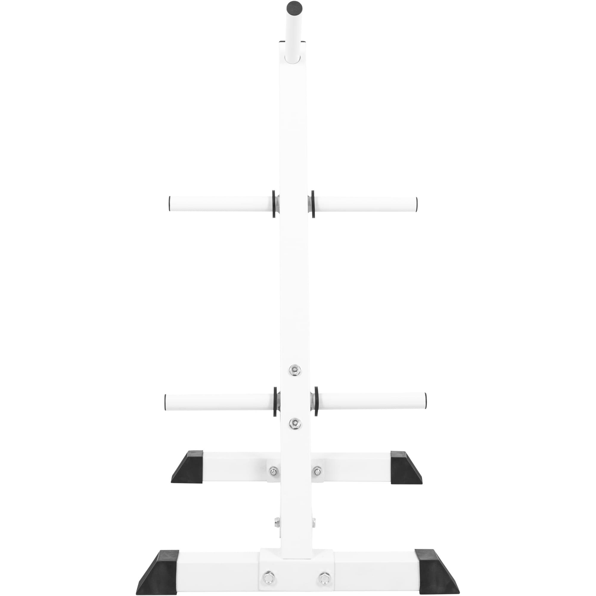 GORILLA SPORTS Hantelscheibenständer 6 Stangen, mit 30 mm Scheibenaufnahme, bis 200 kg, Stahl, Schwarz/Weiß