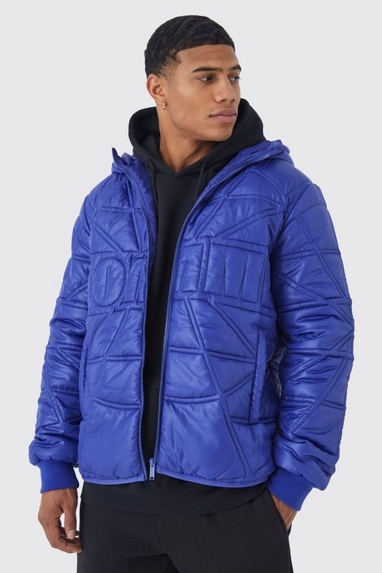 Homme Steppjacke mit Kapuze