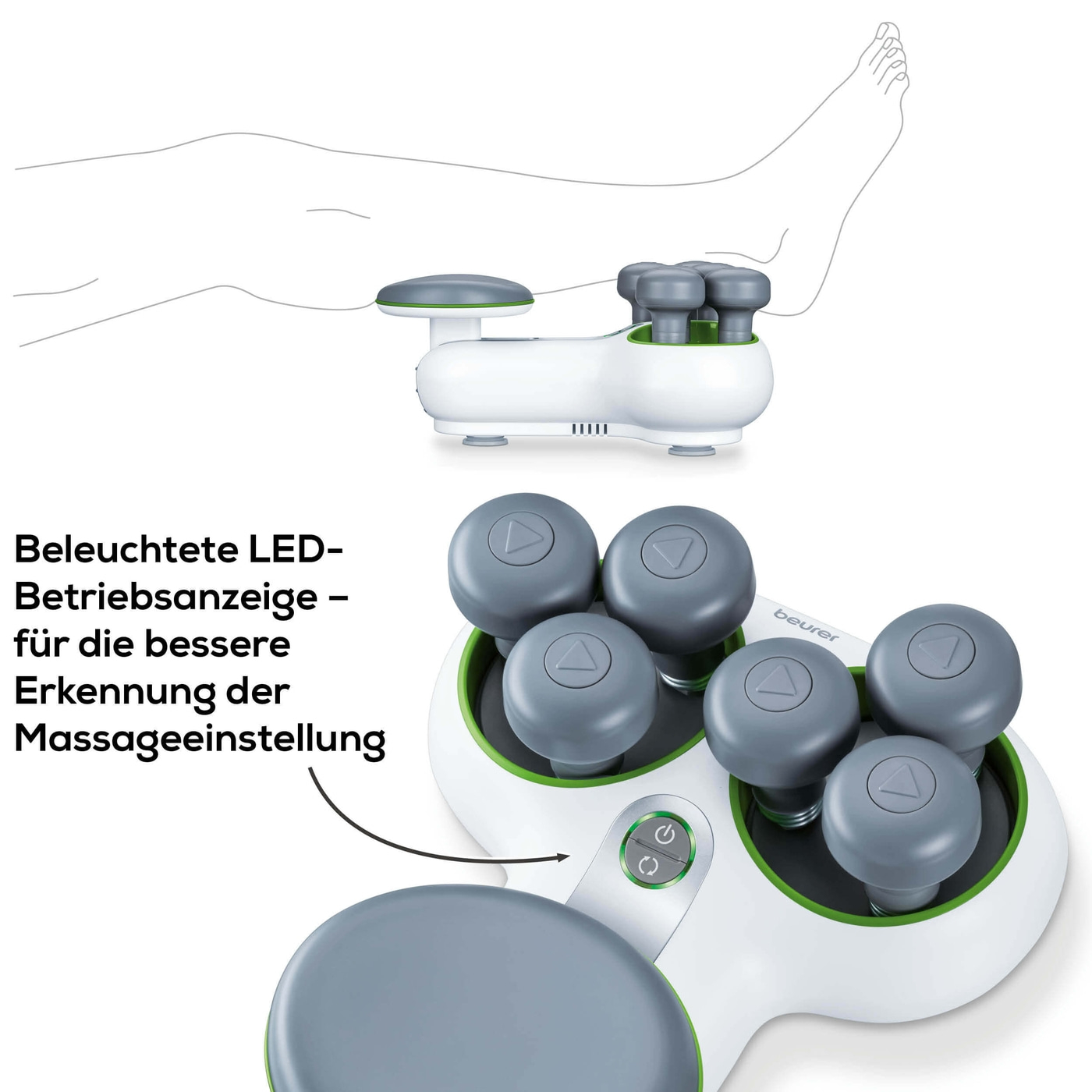 Beurer Achillessehnen-Massagegerät FM 200 Achillomed®-Durchblutungsfördernde Druckmassage mit dem Achillessehnenmassagegerät
