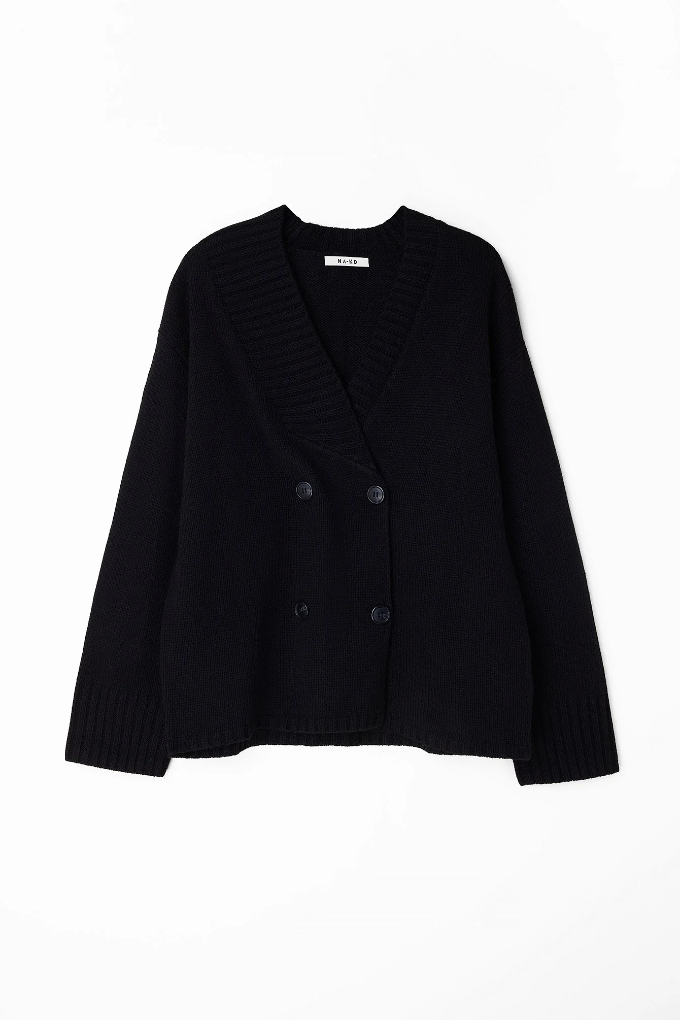 Schwere Oversize-Strickjacke