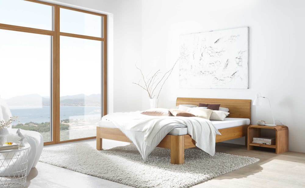 Holzbettgestell Oak-Line Modul