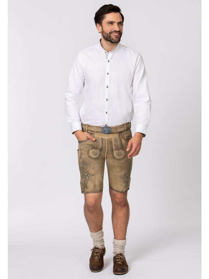 Stockerpoint Stockerpoint Trachtenhemd Raffa in weiss-grün günstig kaufen