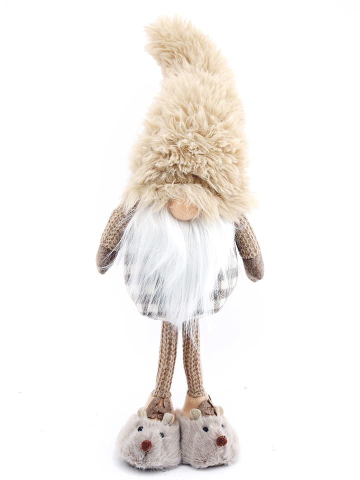 SiL Interiors Dekofigur ''Santa with Slippers'' in Beige - (B)18 x (H)52 x (T)12 cm günstig kaufen onesize