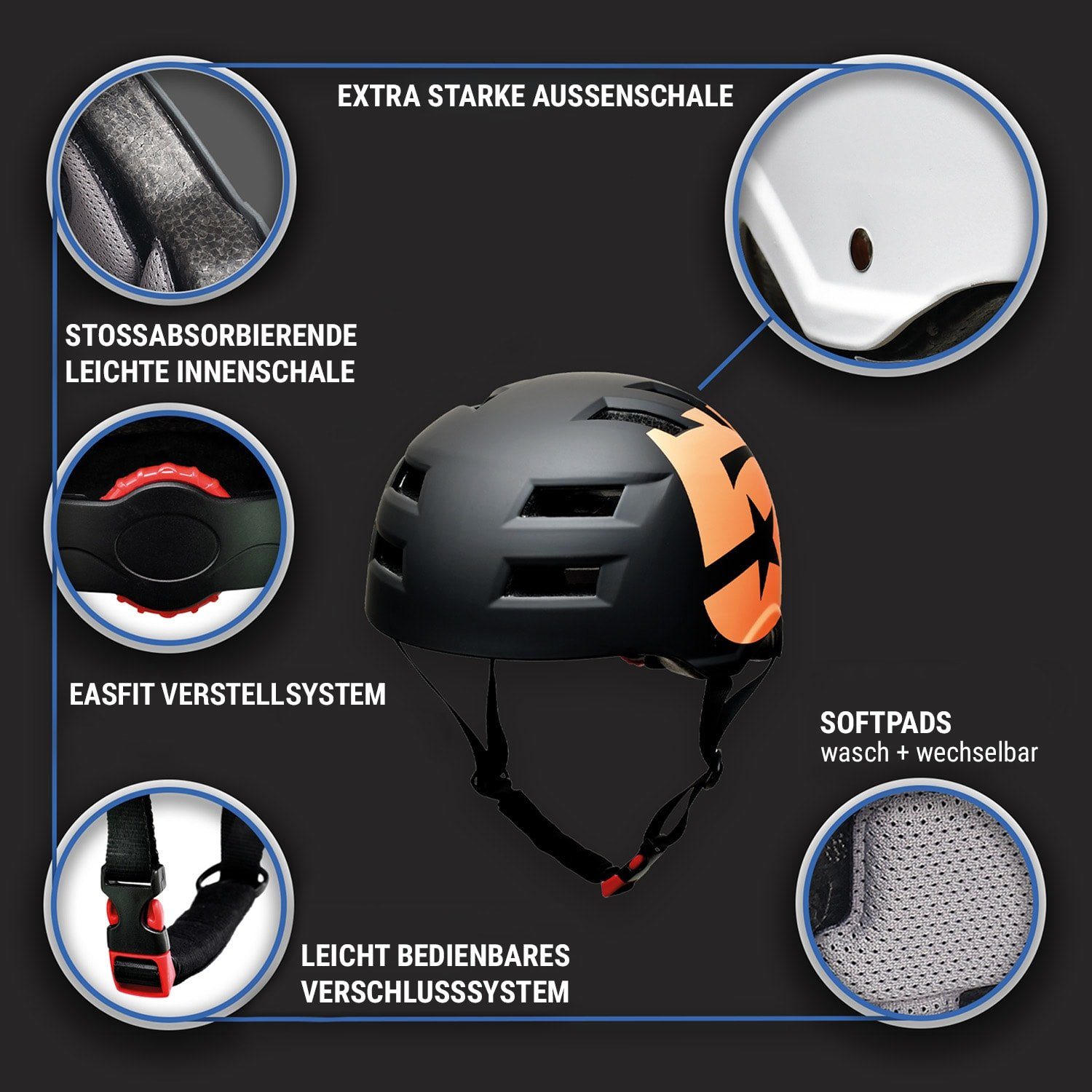 Skullcap Fahrradhelm NO.5 M