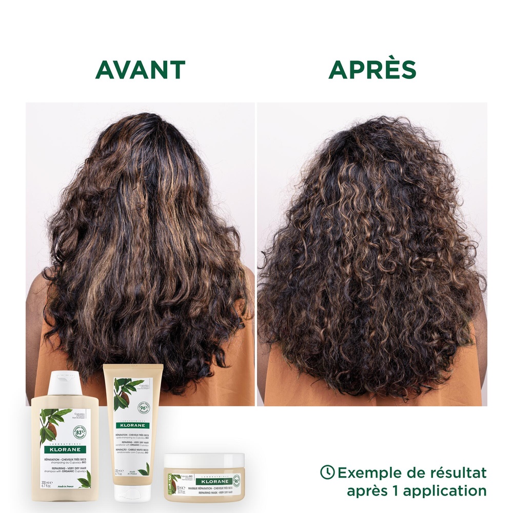 Klorane Klorane - Cupuaçu - Masque nutritif et r éparateur 3 en 1 beurre de Cupuaçu BIO Masque