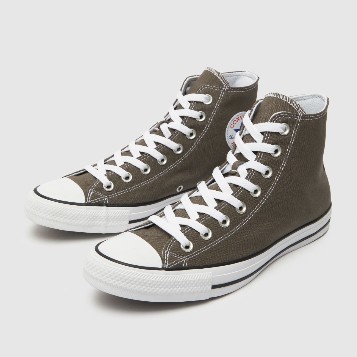 Converse All Star – Grå höga sneakers