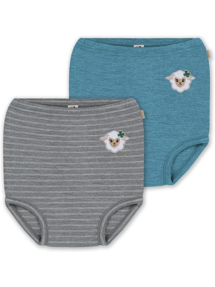 Normani Outdoor Sports 2er Pack Baby Merino Windelhose Tokoroa in Blau/Grau günstig kaufen