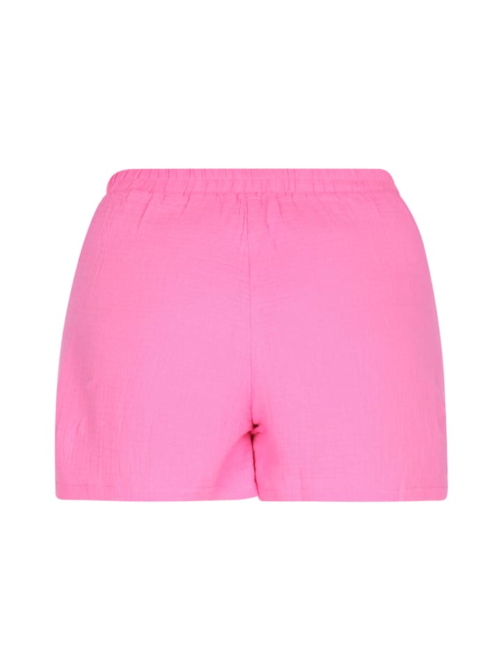 Swirly Plus Size Shorts in Rose Red günstig kaufen