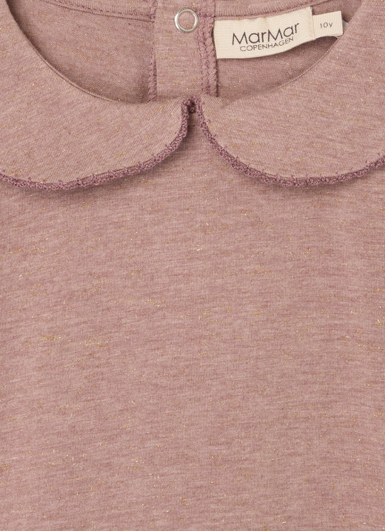 Tricou cu mânecă lungă Taran de la MarMar COPENHAGEN, confecționat dintr-un amestec de bumbac organic.