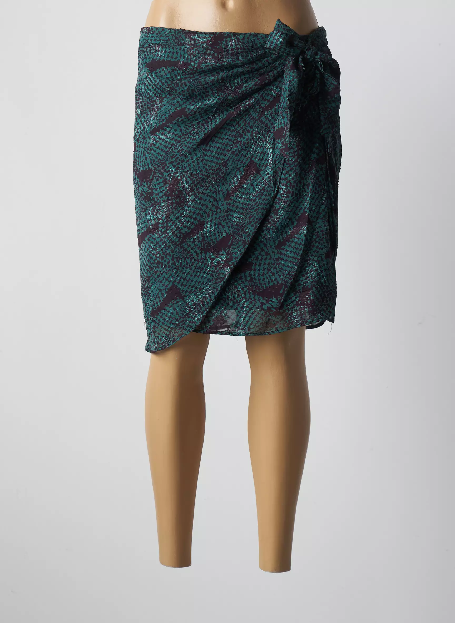 Freeman T Porter Jupes Mi Longues Femme couleur vert