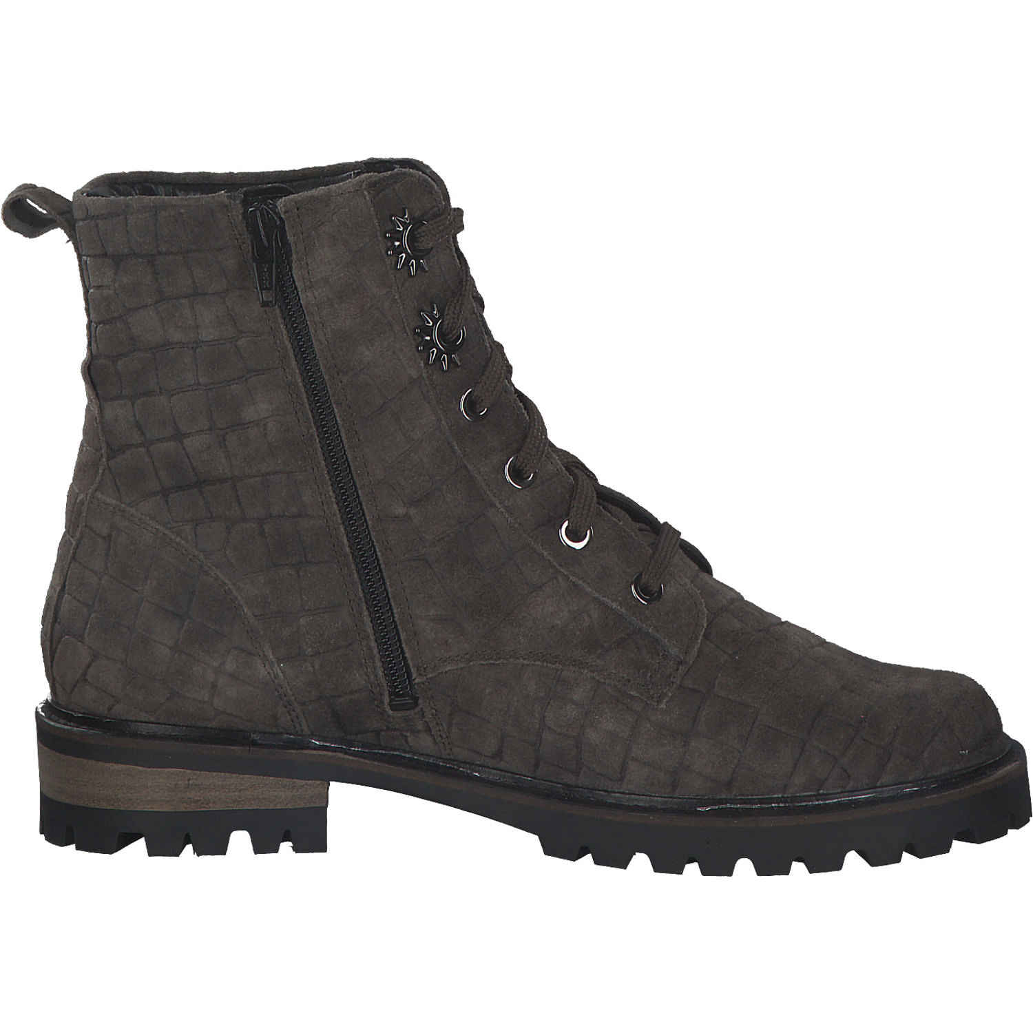 Waldläufer Ayla 774802, Schnürstiefeletten, Damen, kitt