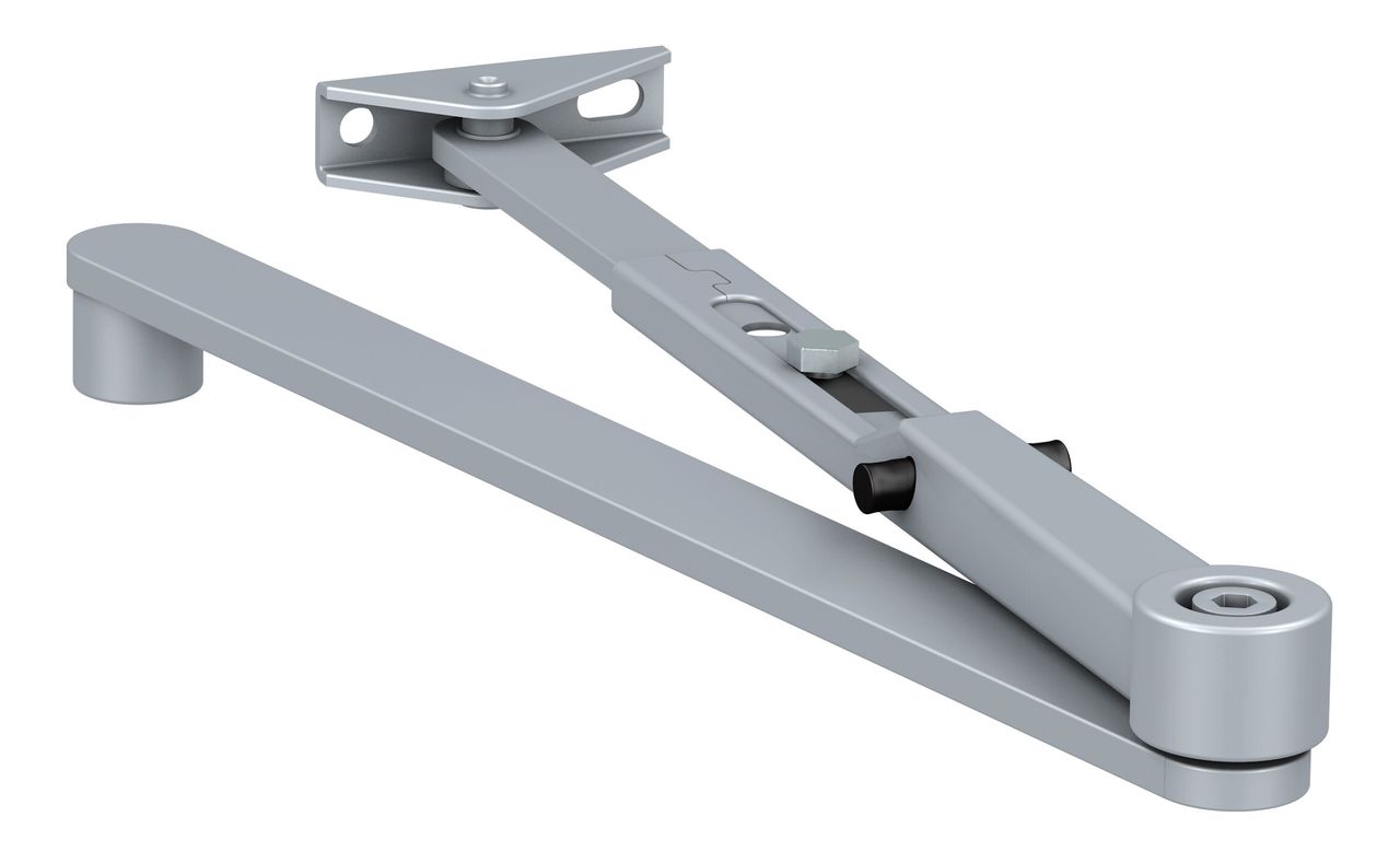 GEZE Rastfeststellarm silber - für Türschließer TS 2000V/TS4000
