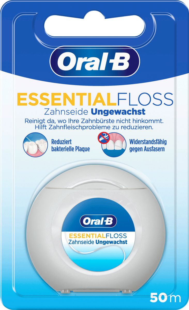 Zahnseide Essential Floss ungewachst, 50 m