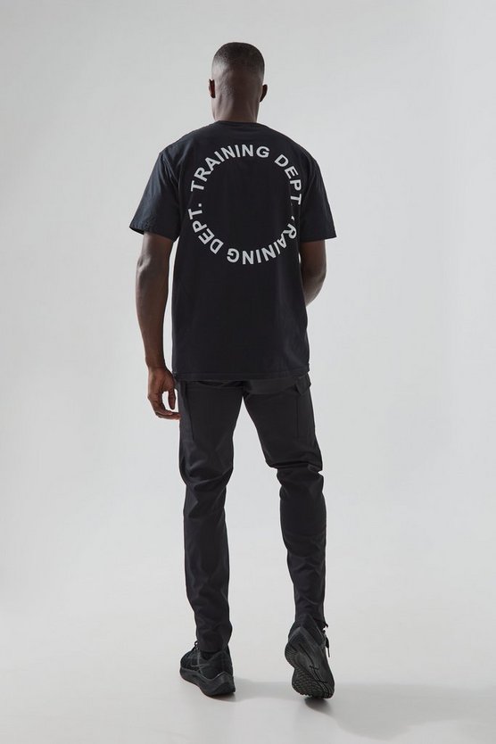 Active Training Dept Circle Print Oversized Tshirt