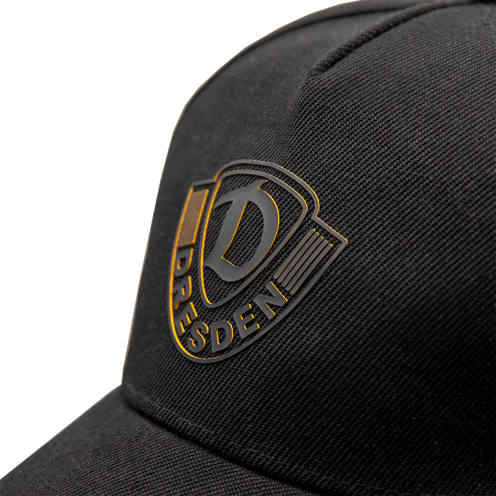 Kinder Basecap LOGO schwarz-gelb