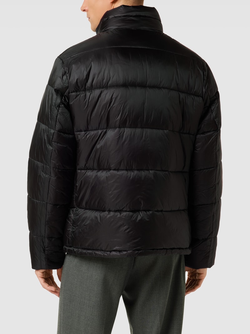 Steppjacke mit Stehkragen Modell 'Vero' in schwarz