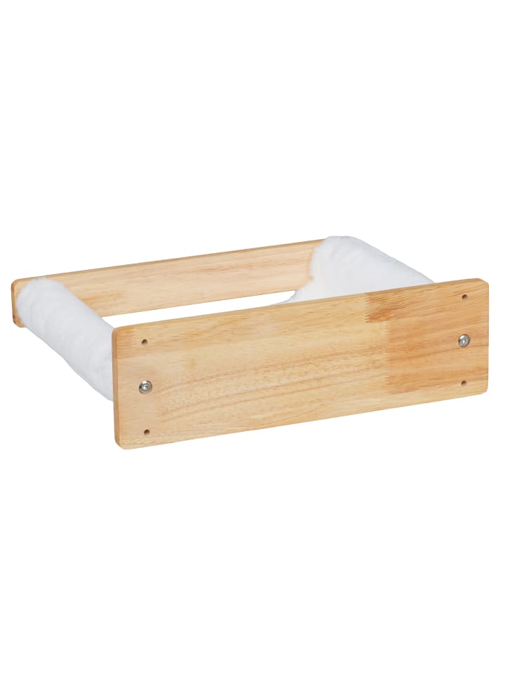 relaxdays Katzenhängematte in Weiß/ Natur günstig kaufen onesize