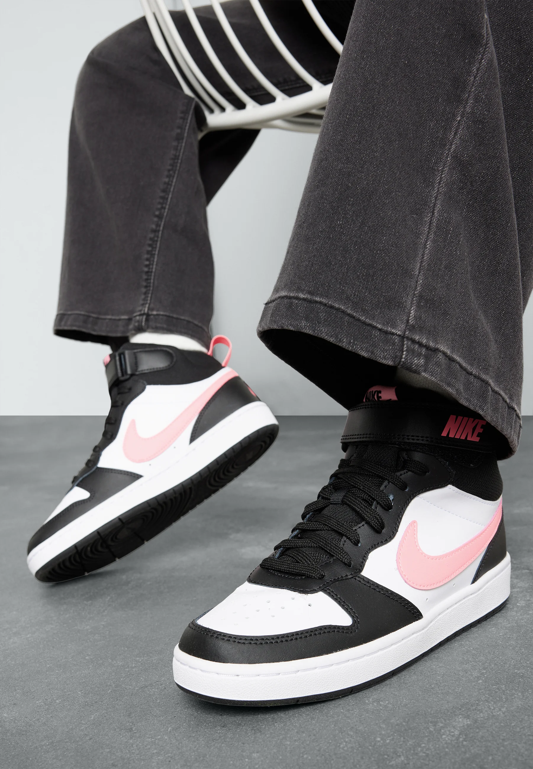 Nike Sportswear COURT BOROUGH MID 2 UNISEX - Zapatillas altas
